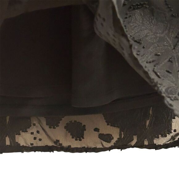 Elle Women's Black Flutter Sleeve Blouse Top Size S Casual Spring - Picture 6 of 15